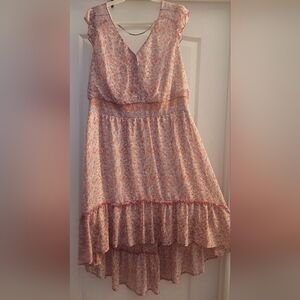 🇺🇸Luxology Midi Sundress with Flutter Sleeves